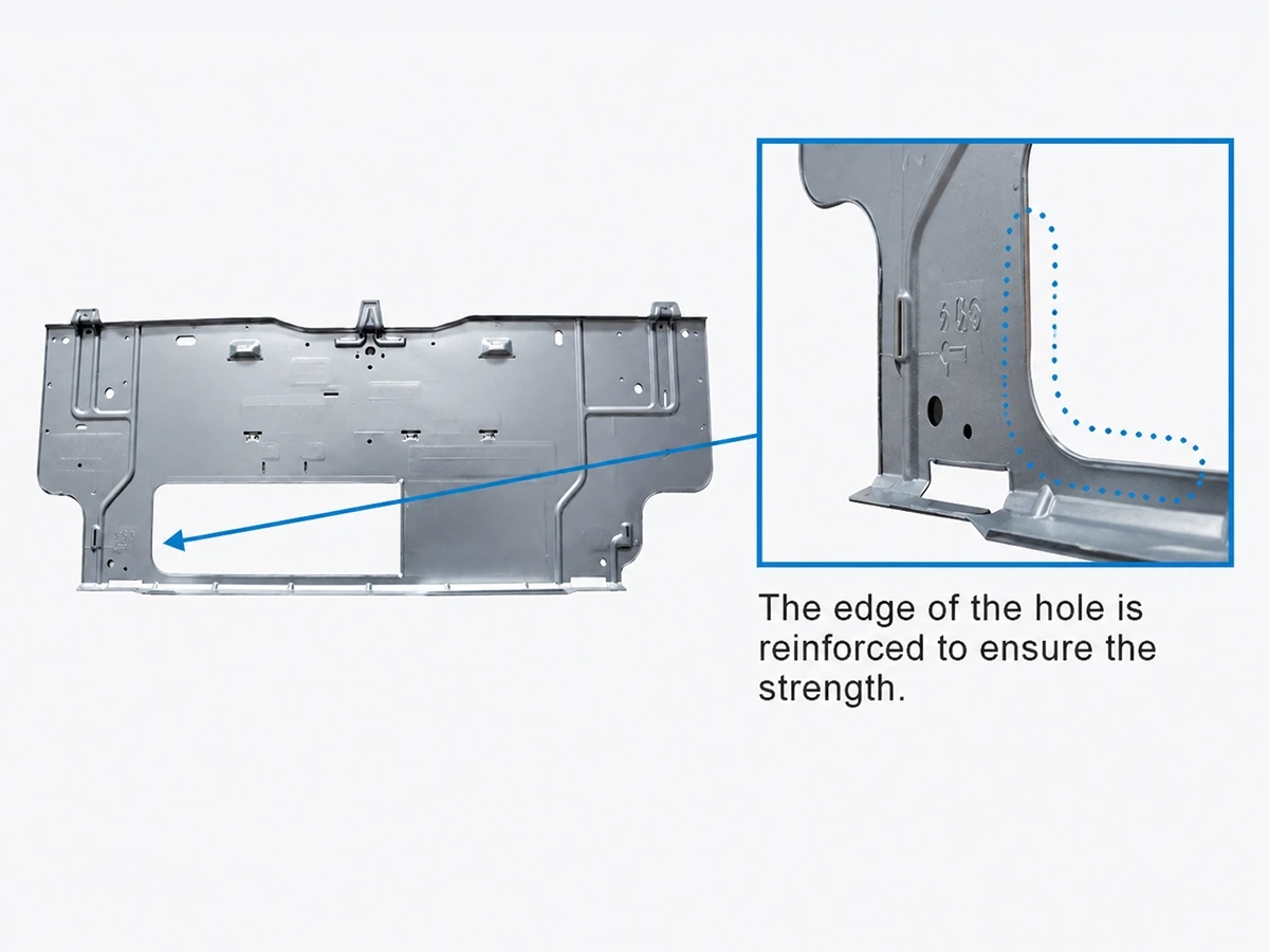Back Plate with a Hole