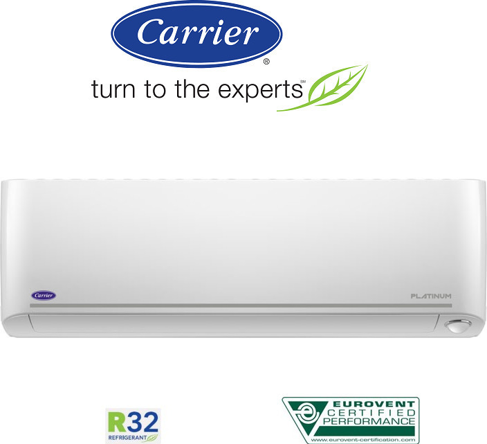 Carrier Platinum Plus Κλιματιστικό Inverter 12000 BTU A+++/A+++ με WiFi και Αθόρυβη Λειτουργία