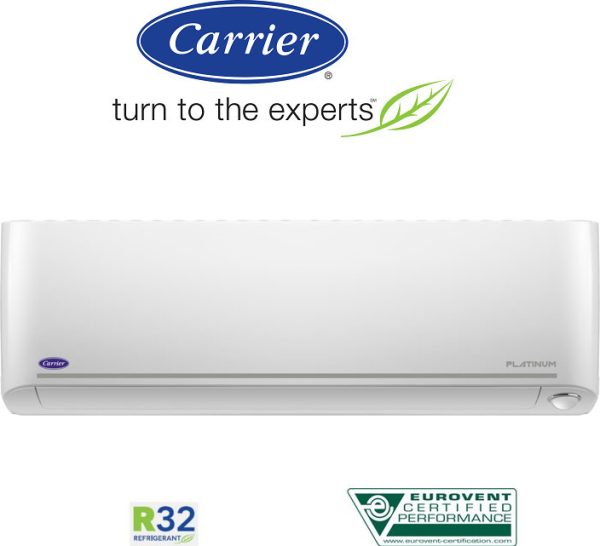 Carrier Platinum Plus 42QHP12E8S-2/38QHP12E8S-2 Κλιματιστικό Inverter 12000 BTU A+++/A+++ με WiFi